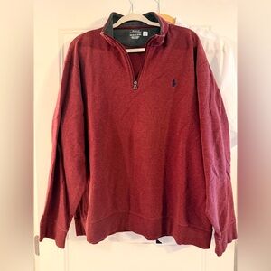Polo Ralph Lauren Burgundy Zip-Up  Size XXL